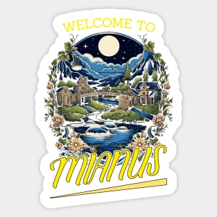 Welcome to Mianus Sticker